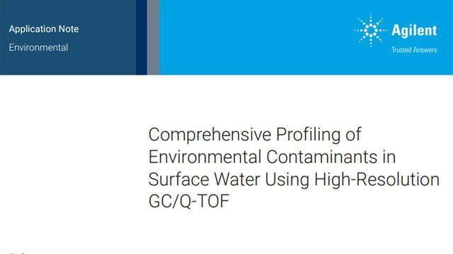 Comprehensive Profiling of Environmental Contaminants content piece image 