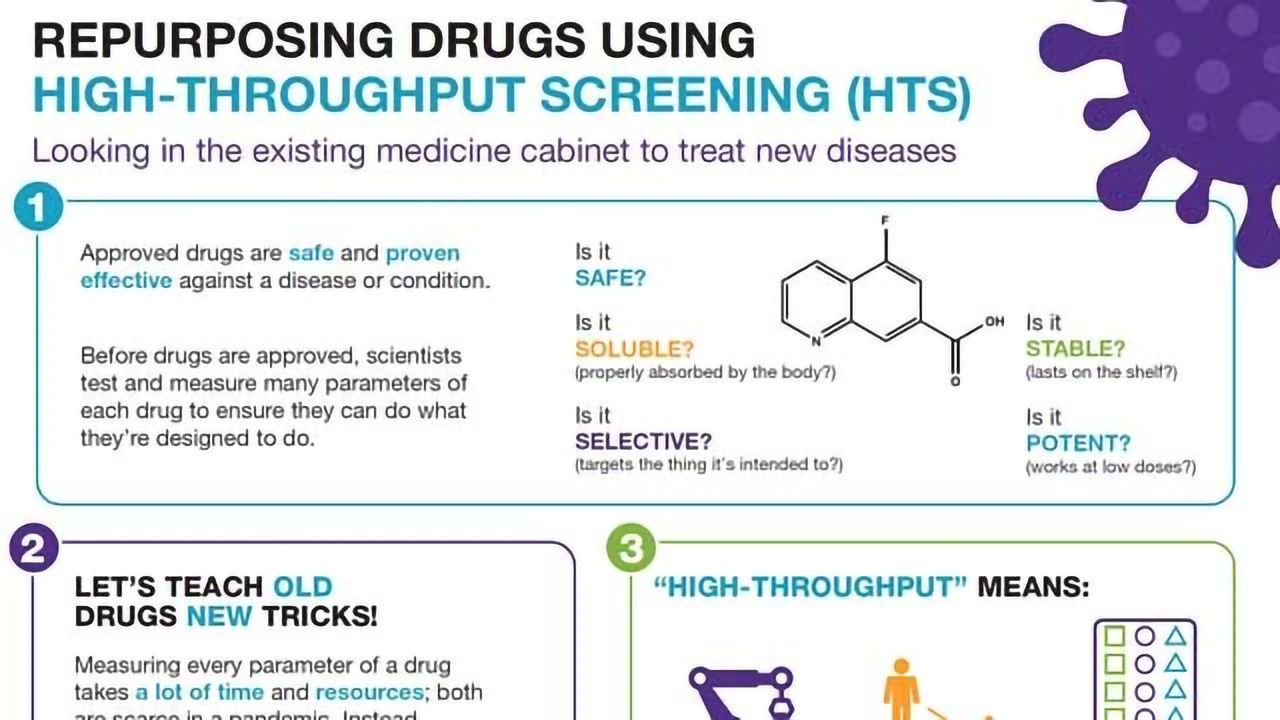 Repurposing Drugs for COVID-19 Using High-Throughput Screening