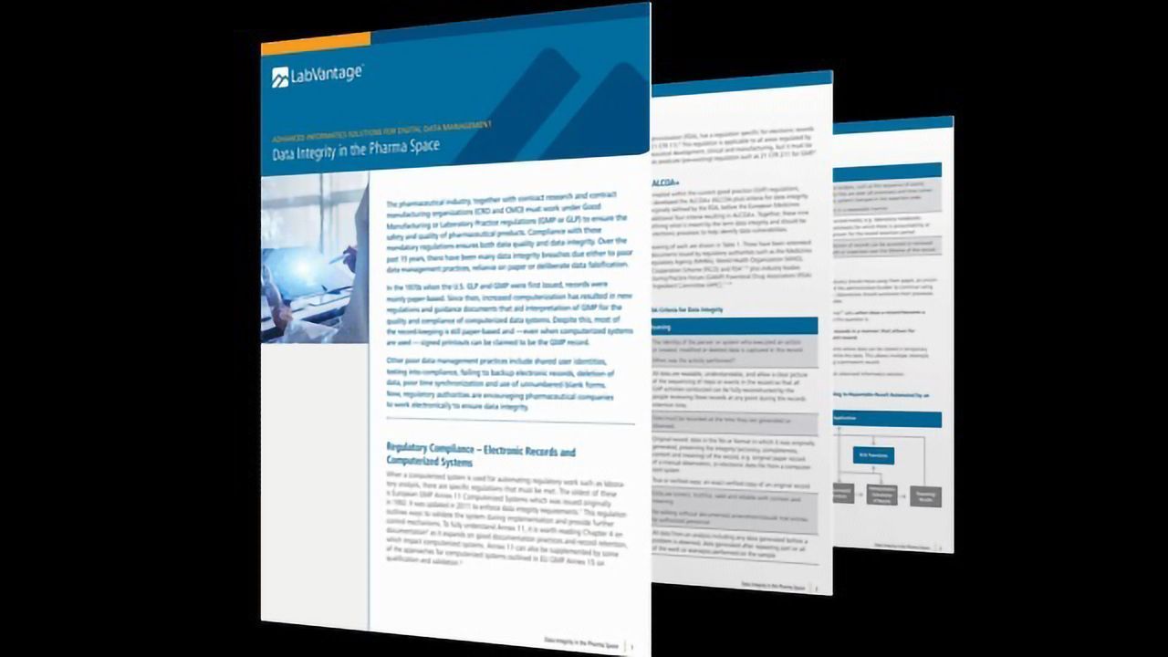 Data Integrity in the Pharma Space