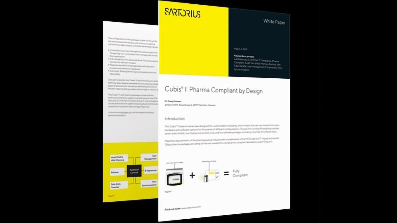 Cubis® II - Pharma Compliant by Design
