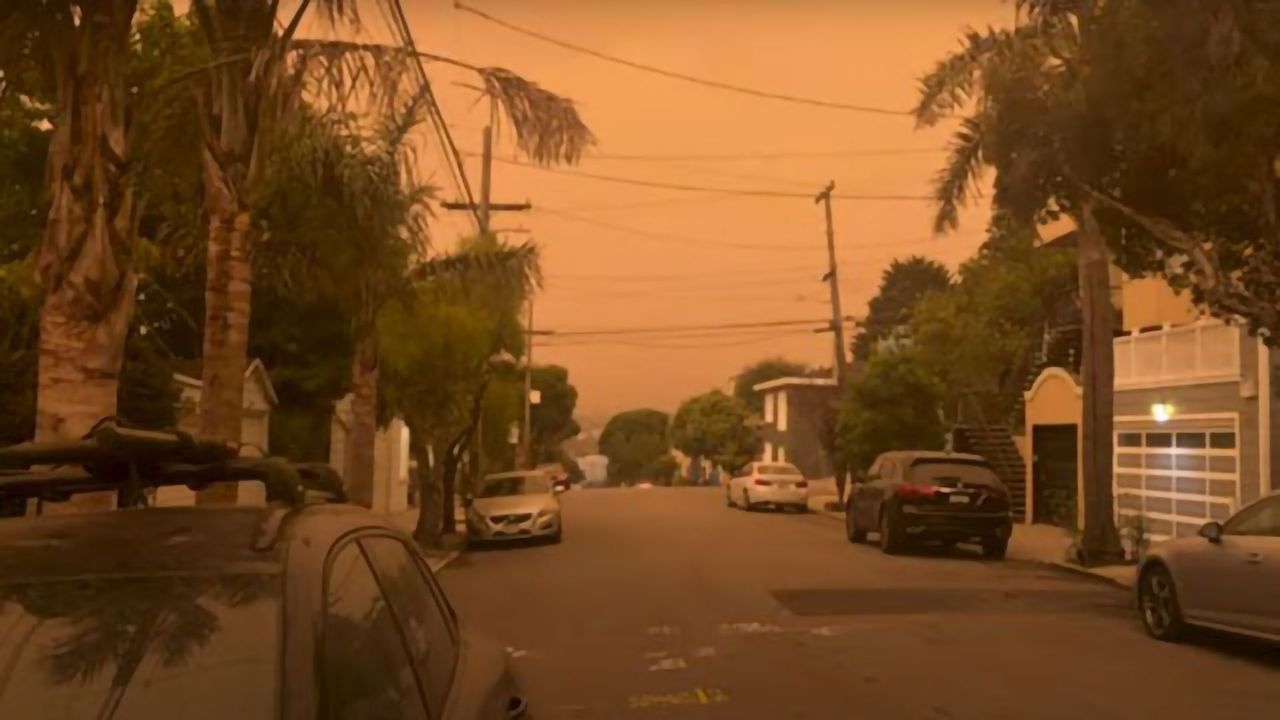 How Did Climate Change Help Turn the Sky Orange?