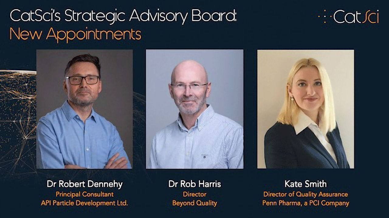 CatSci Further Strengthens its Customer-Focused Strategic Advisory Board