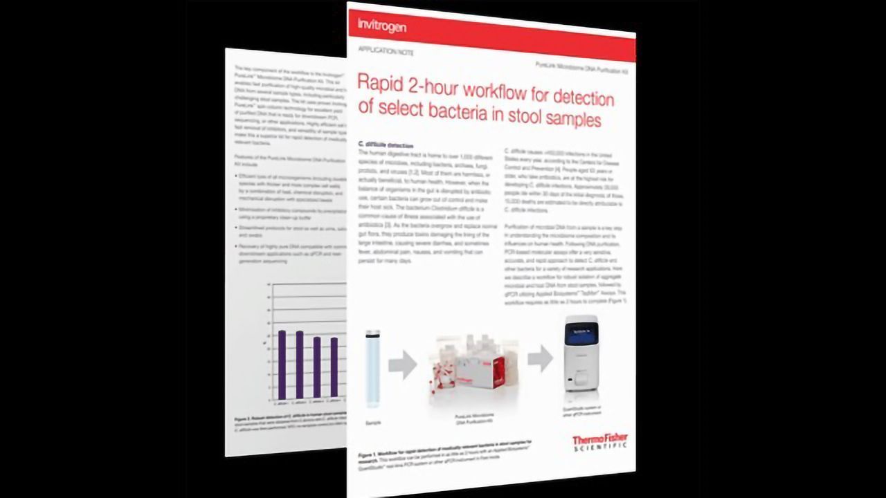 Rapid Workflow for Detection of Select Bacteria in Samples
