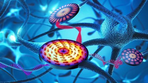 Chopped-Up Magnetic Waves Could Accelerate Neuromorphic Computers