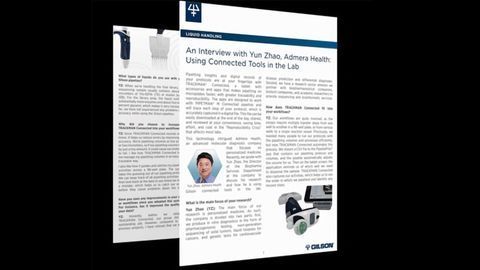 An Interview with Yun Zhao, Admera Health: Using Connected Tools in the Lab