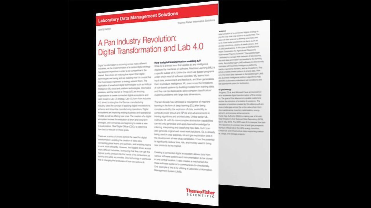 A Pan Industry Revolution: Digital Transformation and Lab 4.0