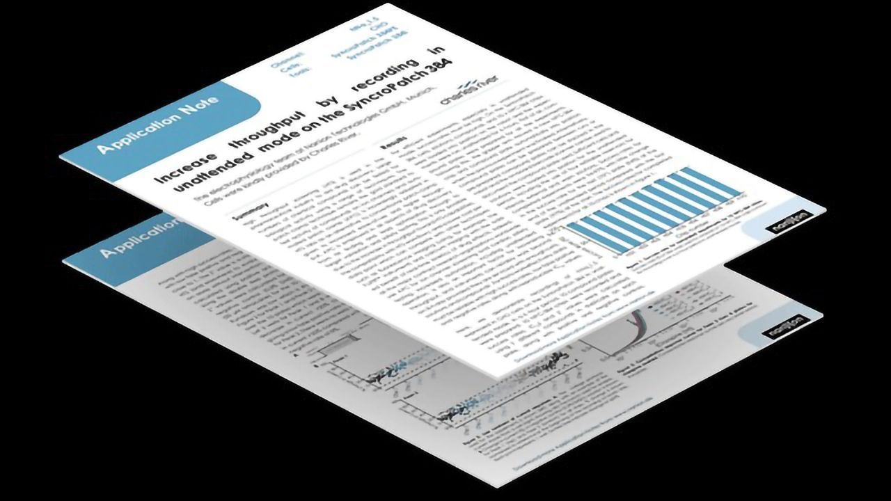 Increase Throughput Capabilities With Automated Patch Clamp