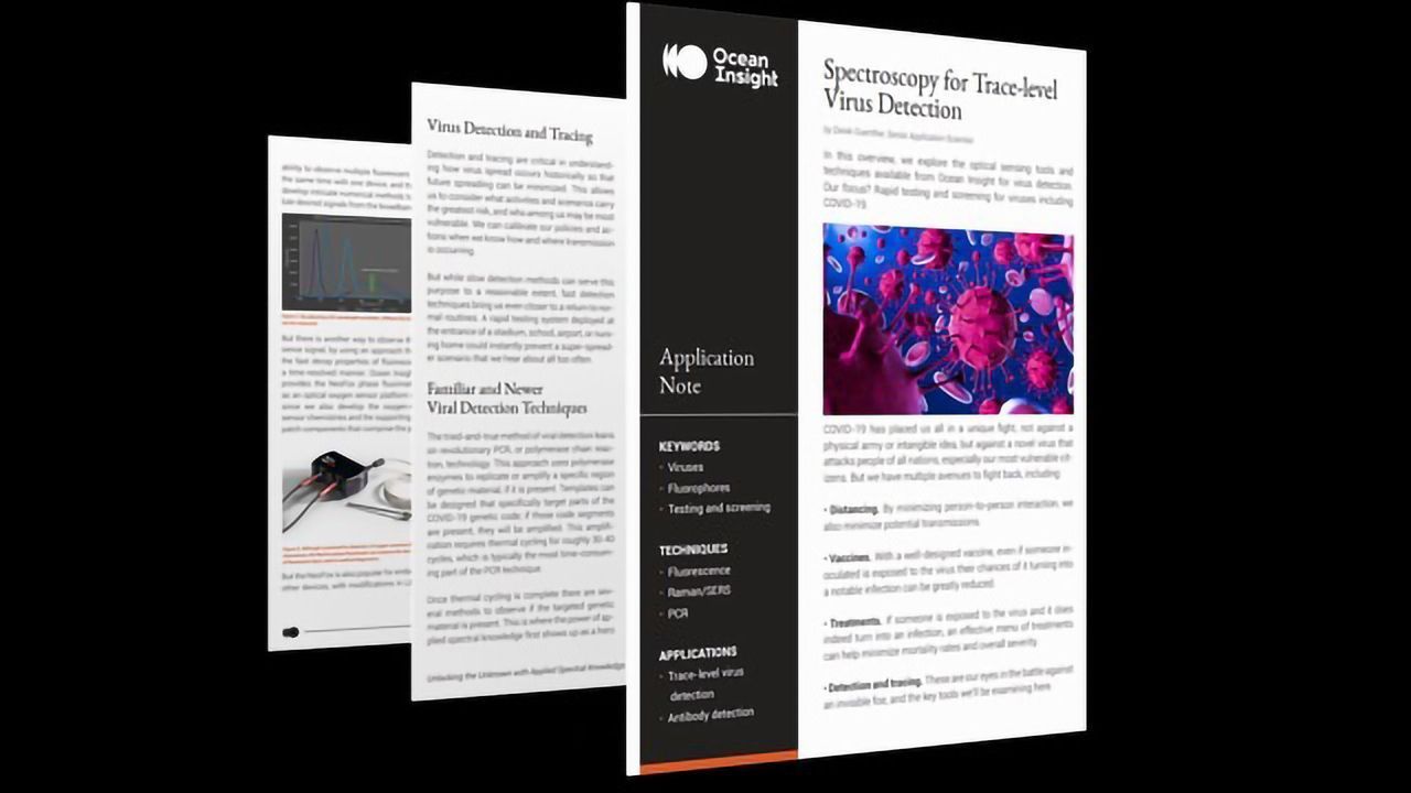 Spectroscopy for Trace-Level Virus Detection