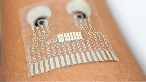 Skin Patch Tracks Blood Pressure and Levels of Alcohol and Caffeine