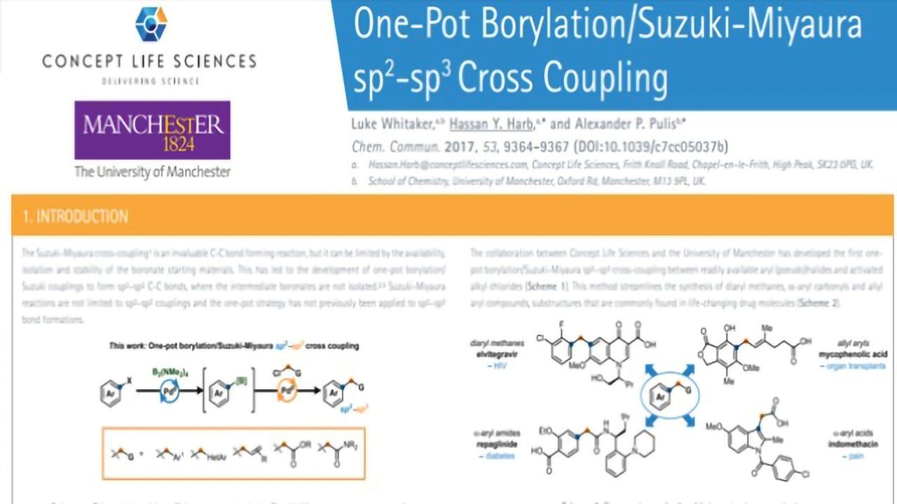 One-Pot Borylation/Suzuki Couplings for Streamlined Synthesis of Compounds in Drug Discovery