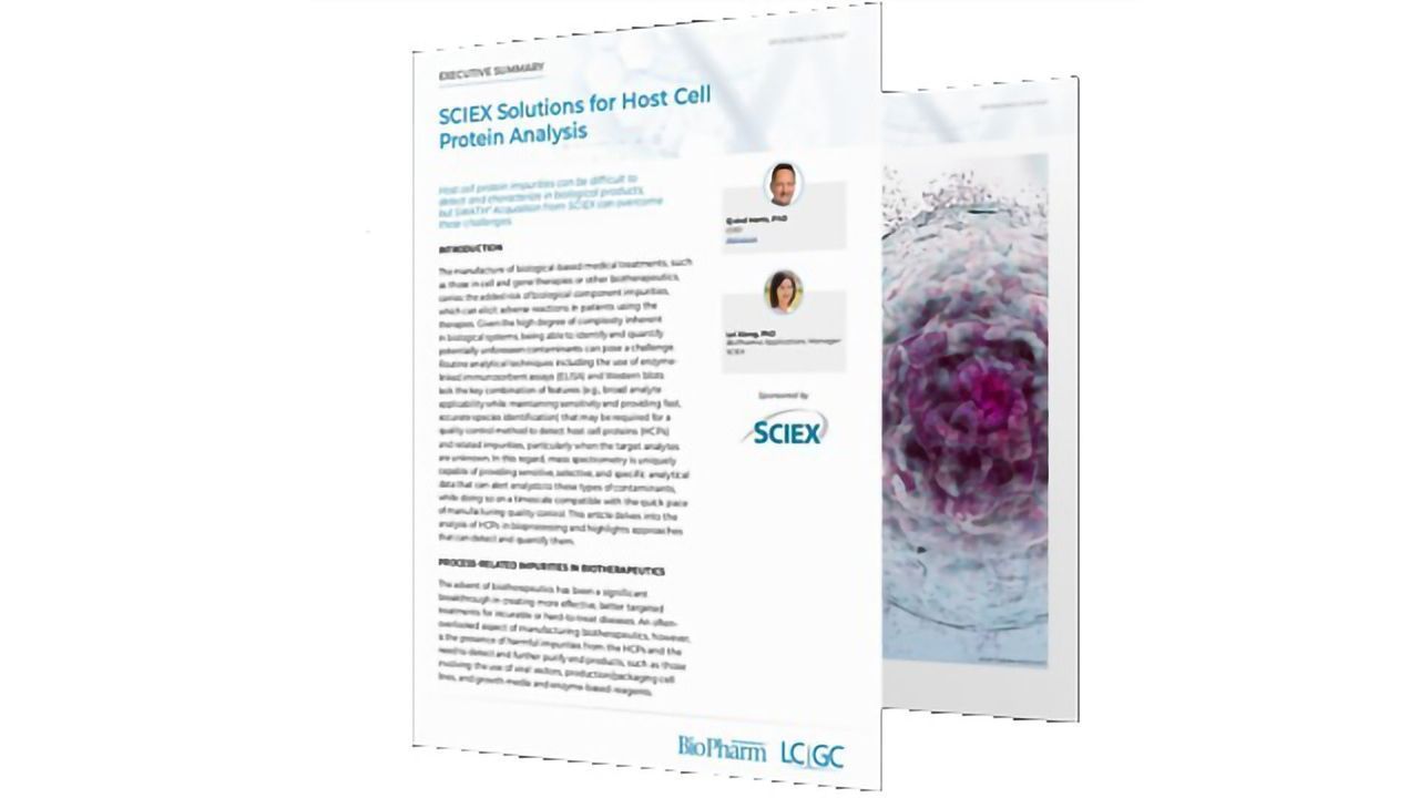 Solutions for Host Cell Protein Analysis