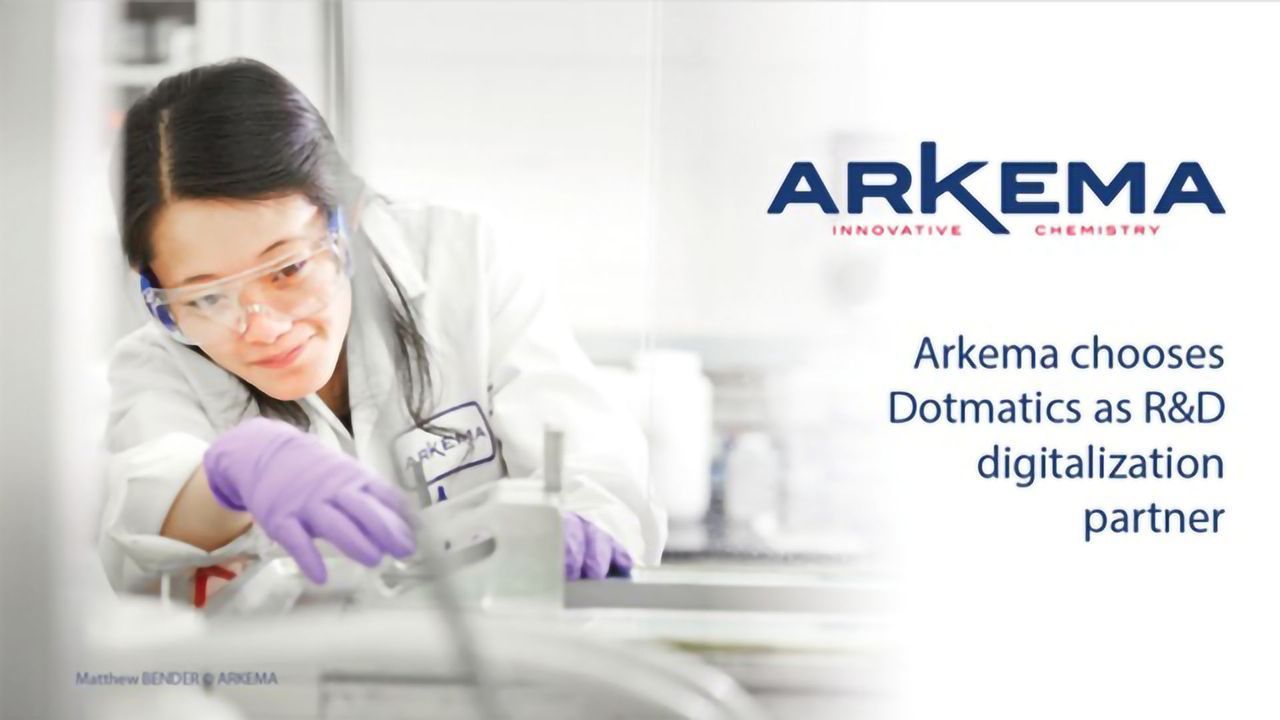 Arkema Chooses Dotmatics as R&D Digitalization Partner