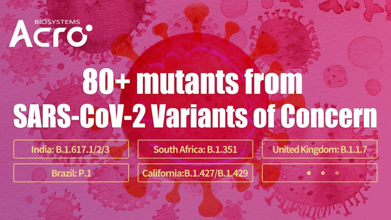 80+ Mutants From SARS-CoV-2 Variants of Concern