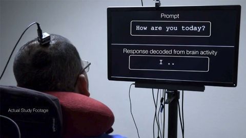 Implant Directly Translates Paralyzed Man's Brain Signals Into Speech