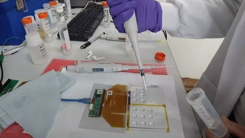 Smartphone Screens as Sensors for Soil or Water Contamination
