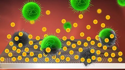Graphene Binds Drugs Which Kill Bacteria on Surgical Implants