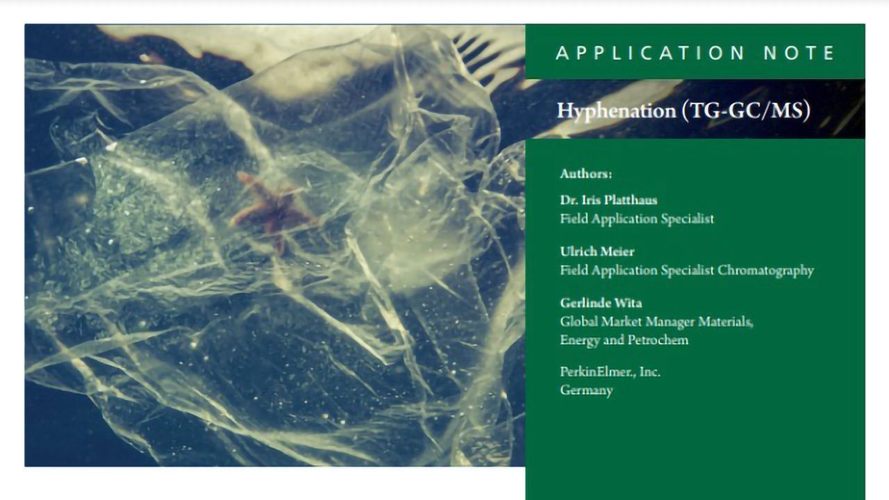 Analysis of Microplastics in Suspended Solids With TG-GC-MS