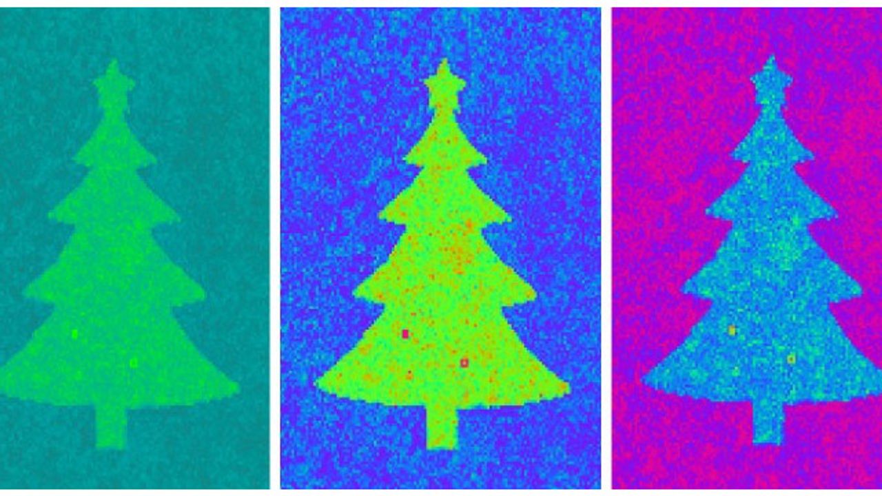 One Atom Thick Christmas Tree Created
