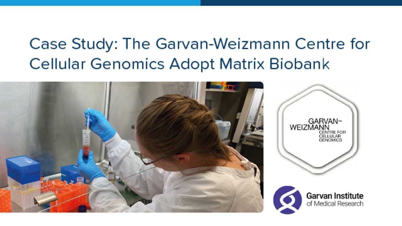 Australian Cellular Genomics Institute Adopts Matrix Gemini Biobank Manager