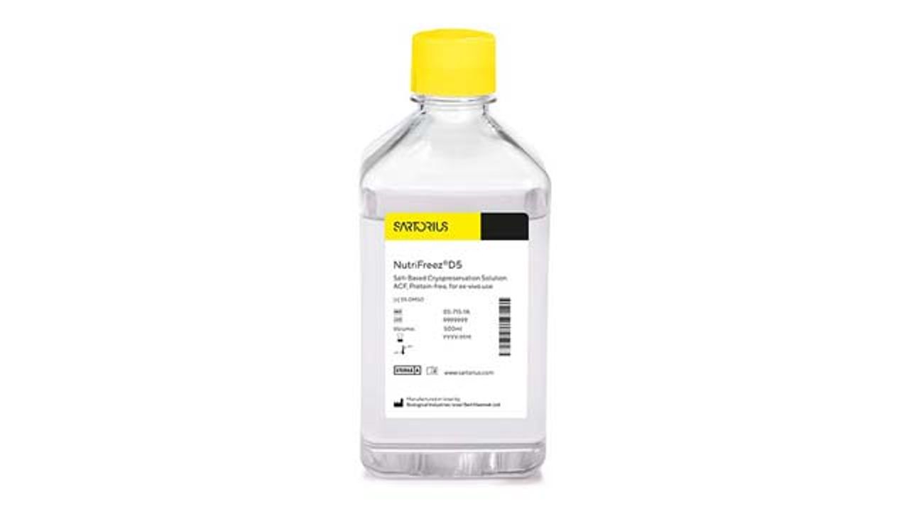 NutriFreez<sup>®</sup> D5 Cryopreservation Salt-Based Solution