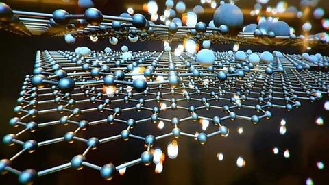 First Spectroscopic Evidence of a Strong Correlation Phenomenon in a Graphene Moiré Superlattice System