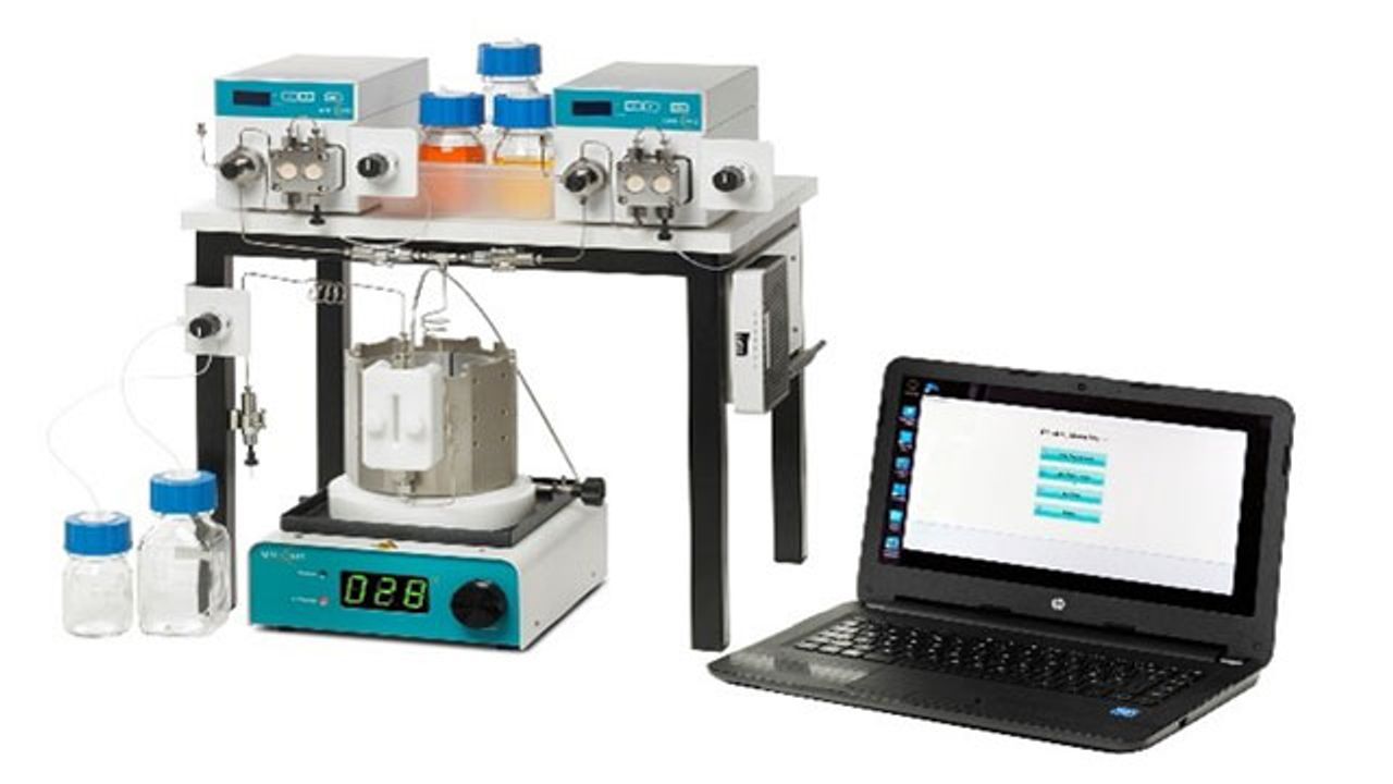 Flow Chemistry System for High Yield Heterogeneous Catalysis