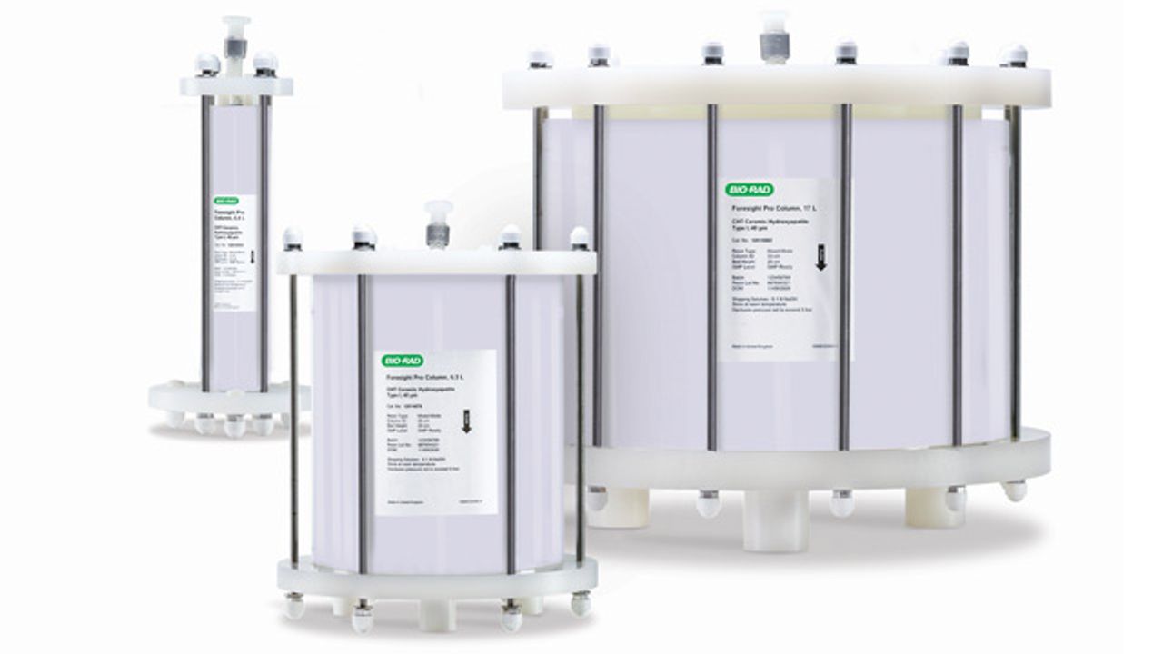 Bio-Rad Launches Foresight Pro Columns for Biotherapeutic Production