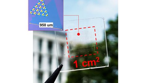 Solar Cell Successfully Created With 2D Atomic Sheet That's Highly Transparent