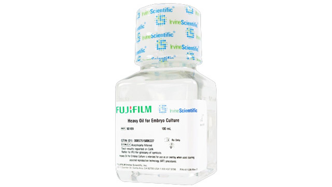 FUJIFILM Irvine Scientific Launches Heavy Oil for Embryo Culture