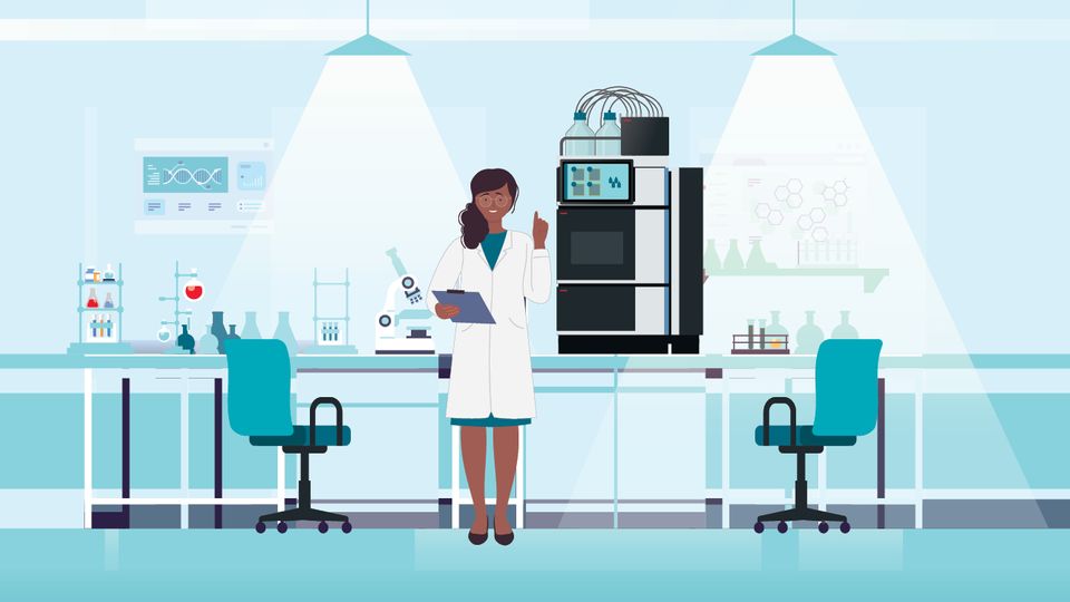 Reducing the Cost of Ownership of High-Performance Liquid Chromatography Systems content piece image