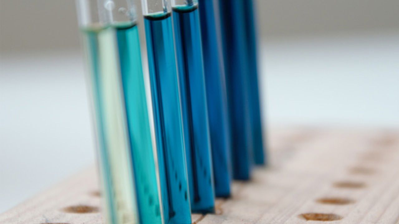 A Greener Route to Blue Organic Dyes