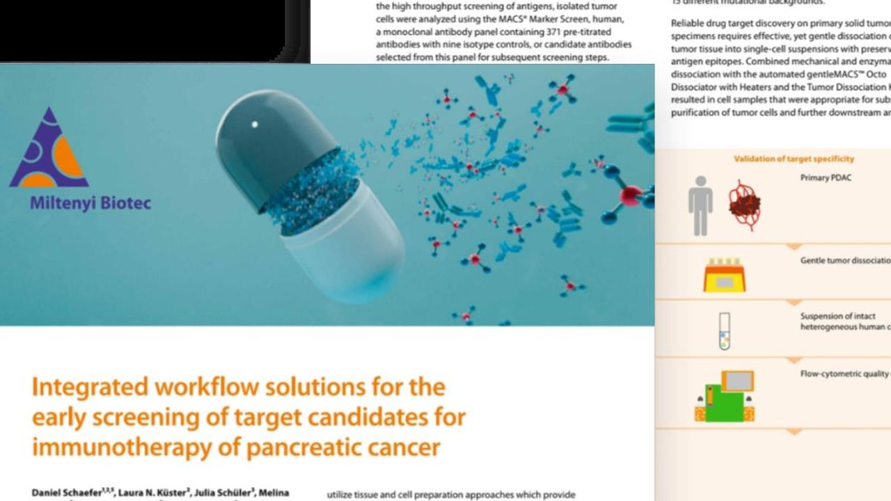 Early Screening of Pancreatic Cancer Immunotherapy Target Candidates