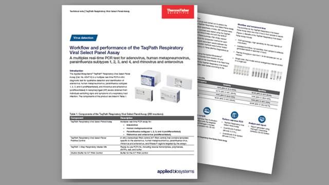 Workflow and Performance of a Multiplex Real-Time PCR In Vitro ...