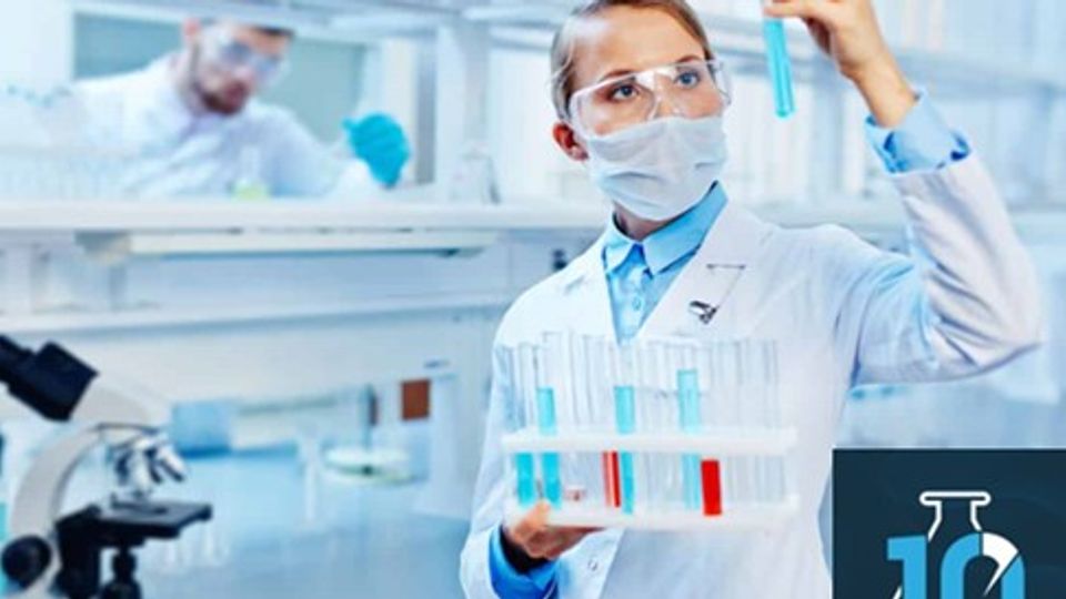 Scientist Analysing
