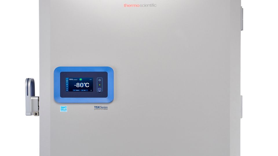 an ultra-low freezer.