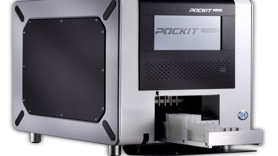 POCKIT Central Veterinary PCR device.