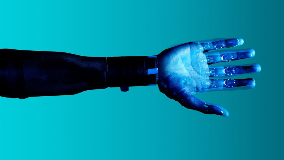 Robot arm.