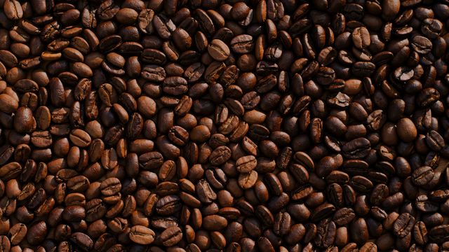 Coffee beans.