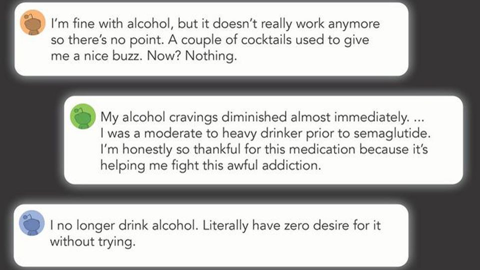 Screenshots from social media posts.