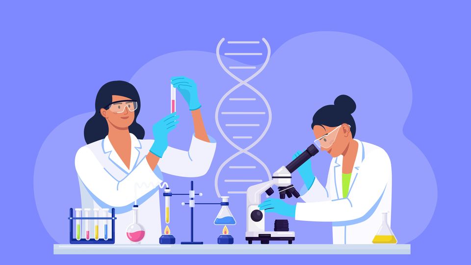 Scientists in a lab.