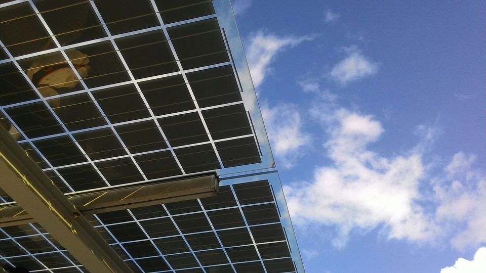 Solar cells.
