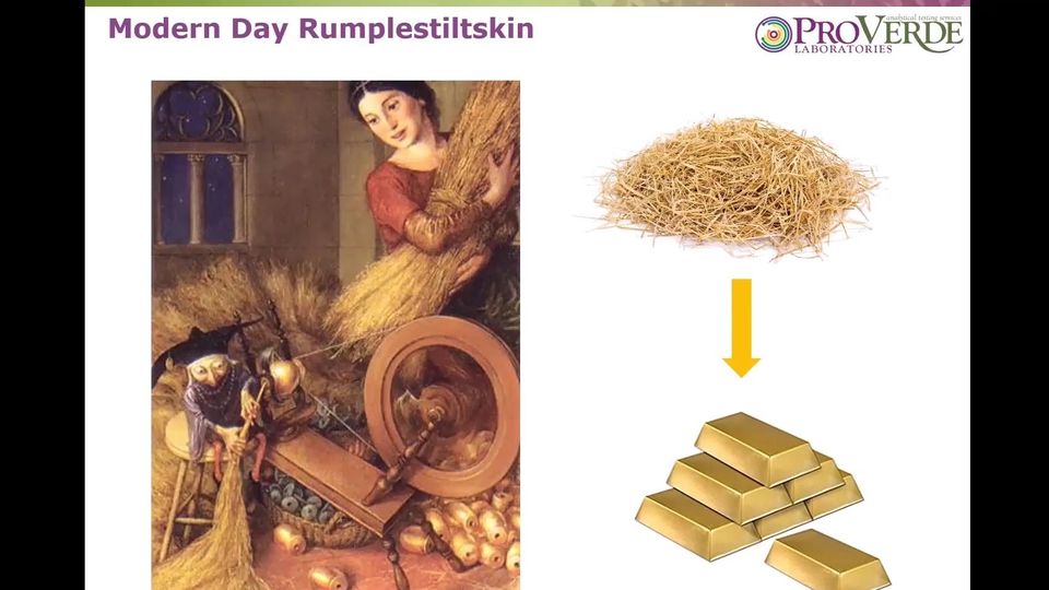 An artistic impression from the rumplestiltskin story.