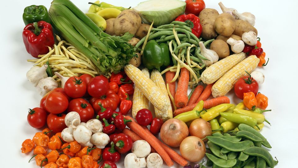 An assortment of vegetables.