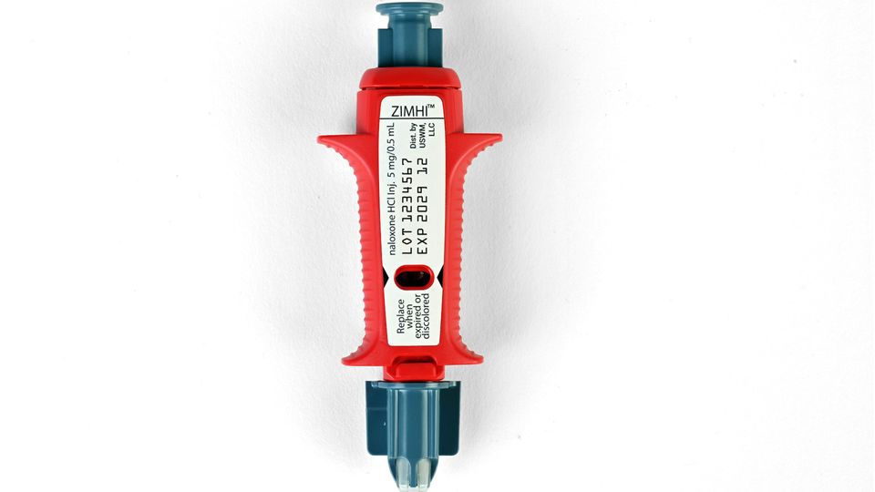 A tube of Naloxone.