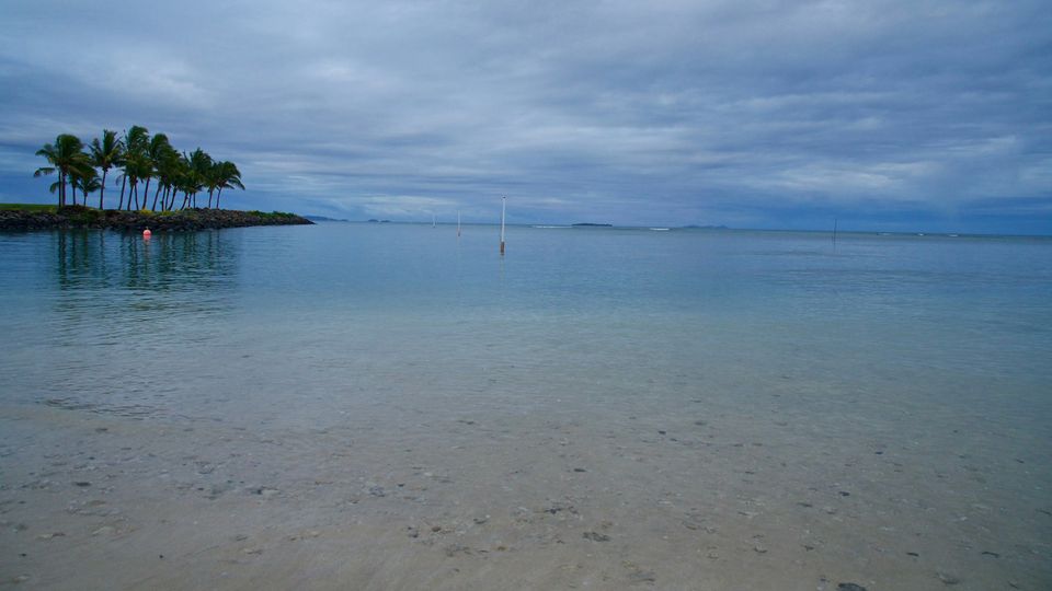 A beach in fiji.