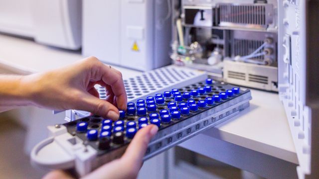 A mass spectrometer.