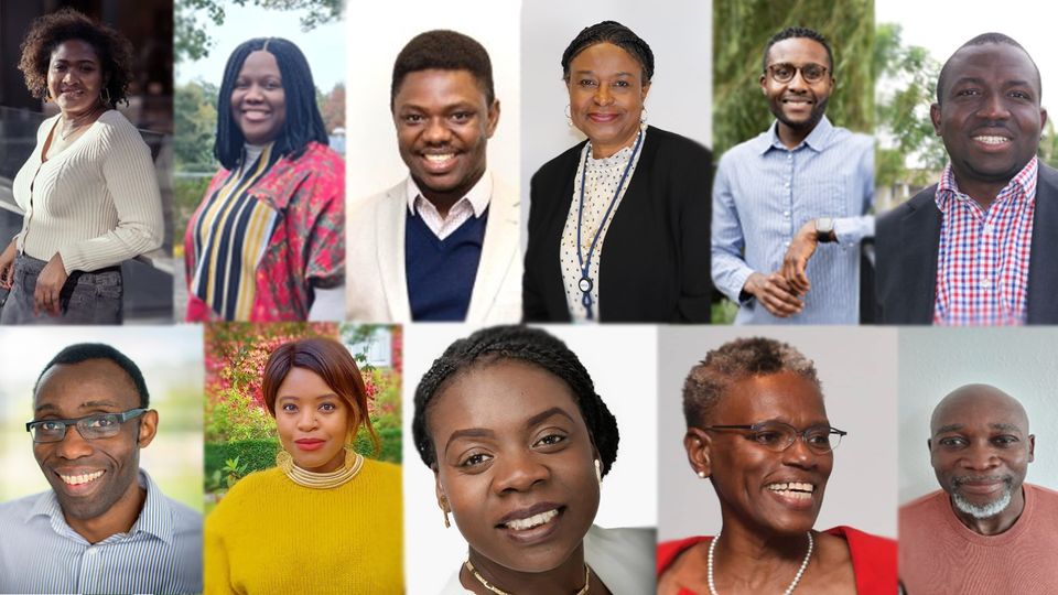 Collage of the headshots of eleven Black scientists featured in the article.