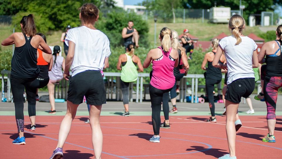 Individuals exercising as a group
