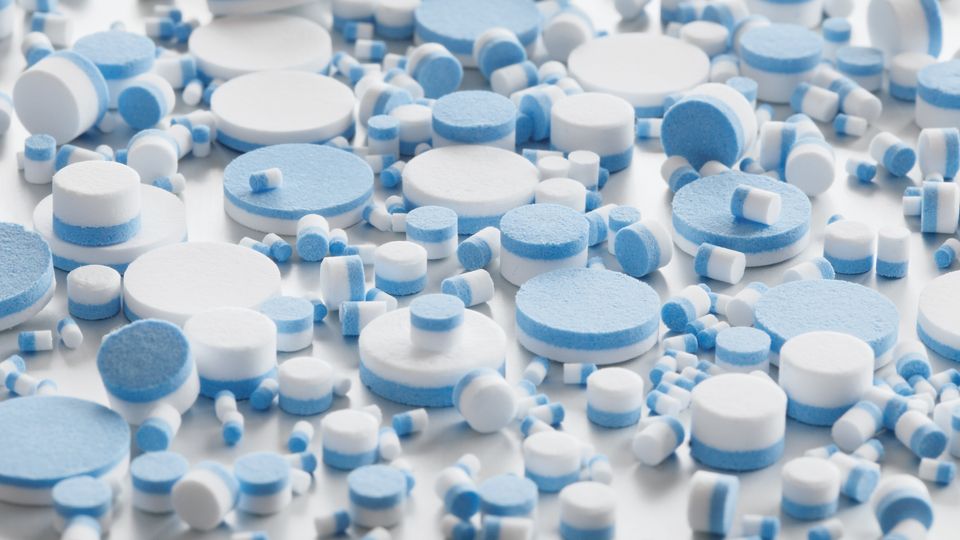 A selection of filters of various sizes.