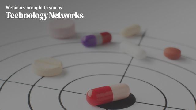 Pills and capsules placed on a target symbolizing the concept of target-based drug discovery 